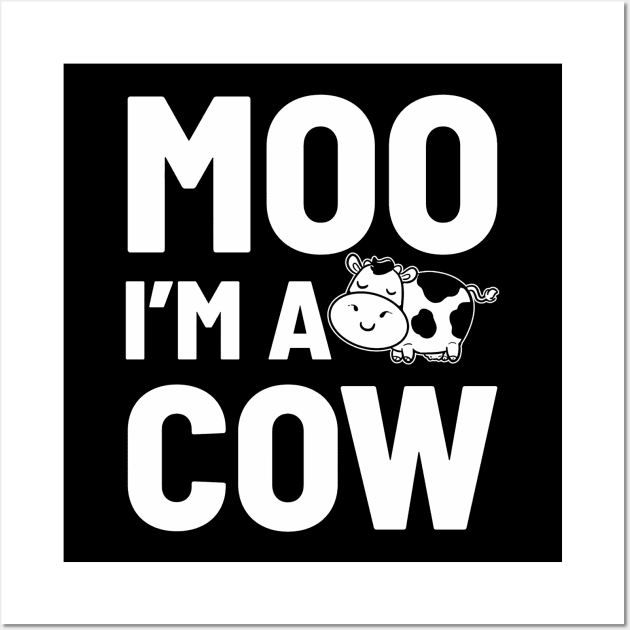 Cow Moo Halloween Costume Wall Art by Tatjana  Horvatić